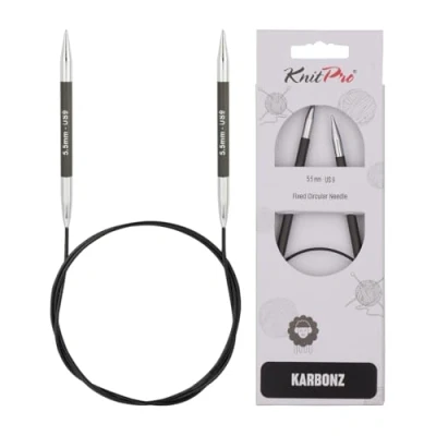 Image de KnitPro KP41151 Arbon Aiguille Fixe Circulaire Bois Multicolore 30 x 0,6 5 cm