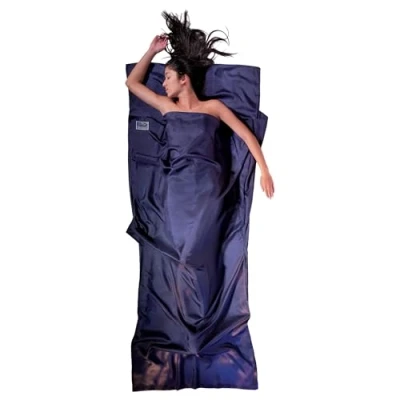 Image de COCOON Drap de Sac Rectangulaire ST24 RS 100% Soie Ripstop Coloris Bleu