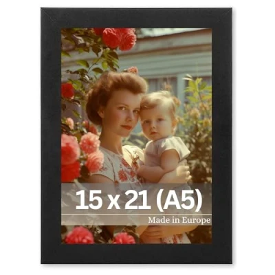 Image de Victor Cadre Photo Nolde Noir en 15x21 cm (A5) Baguette: 11x13mm A5 Bois