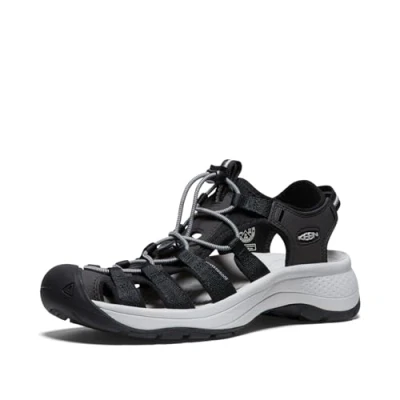 Image de KEEN Femme Astoria West Sandales, Black/Grey, 37 EU