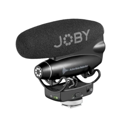 Image de JOBY Wavo Pro Micro Canon Professionnel pr Appareil Photo, Directivité Cardioïde avec Réduction Active du Bruit et Support Anti Choc de Rycote, Photo Hybride, Caméra, Vlog, Vidéo, Youtube