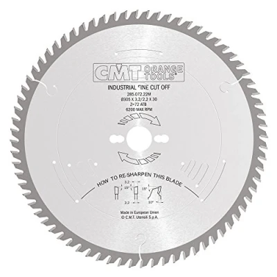 Image de CMT 285.072.22 m Lame de finition Z 72 D 305 B 30 K 3,2 P 2,2