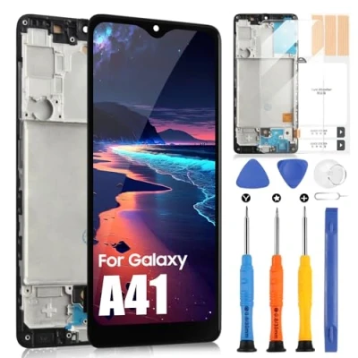 Image de pour Samsung Galaxy A41 LCD Display, SM A415F/DSN, A415F/DSM, A415F, A415F/DS, SCV48, SC 41A 6,1&quot; Écran Tactile Digitazer Assemblée avec Outils