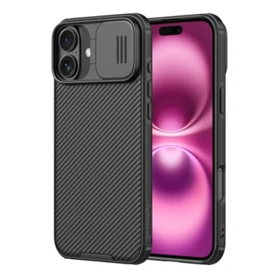 Image de Nillkin Coque pour iPhone 16, CamShield Pro avec Protection d&#039;appareil Photo, Pare Chocs en Polycarbonate + TPU 16 6,1&quot; 2024, Noir
