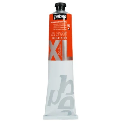 Image de Pébéo Huile Fine XL 200 ml Peinture à l’Huile Orange Cadmium Imitation