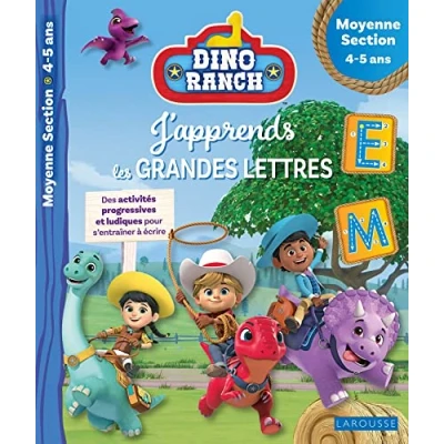 Image de DINO RANCH J&#039;apprends les grandes lettres Moyenne Section Livre d’occasion Correct