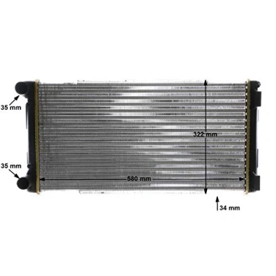 Image de MAHLE ORIGINAL Radiateur du moteur FIAT: Punto II 3/5 portes, Idea, LANCIA: Musa CR 1109 000S