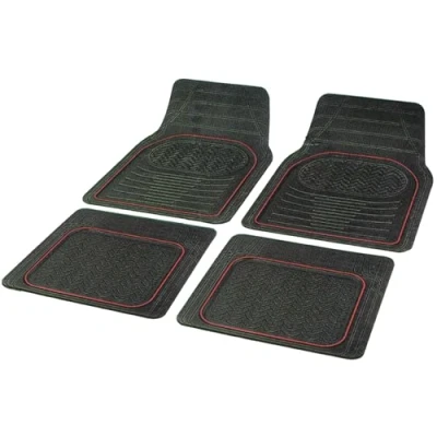 Image de CARPOINT Contour 0314416 Ensemble de tapis sol Caoutchouc avant et arrière 4 noir