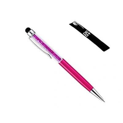 Image de QUALITÉ 2 en 1 écran Tactile capacitif Stylet et Stylo à Bille avec Cristaux (Fuchsia)