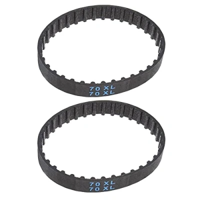 Image de EMSea 2pcs Courroie de Distribution à Boucle Fermée d&#039;entraînement Rabot en Caoutchouc 35 Dents Compatible avec Bllack?Deccker BD710 BD720 KW710 KW711 DN710