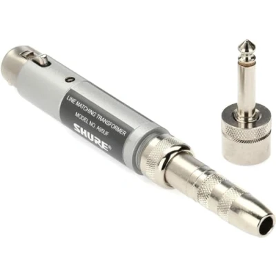Image de Shure A95Uf Transformateur Low Z Connecteur Xlr Femelle Vers High Mc1M avec Prise Jack 6,35 Mm