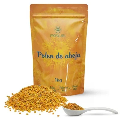 Image de 1 kg Pollen d’Europe 100% naturel. de fleurs/pollen d’abeille libre résidus. Une source protéines, acides aminés, lipides, vitamines et minéraux.