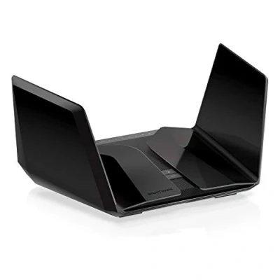 Image de NETGEAR Routeur Wifi 6E Nighthawk (RAXE500) Vitesse Tri band AXE11000 (jusqu’à 10,8 Gbit/s) à 12 Flux Nouvelle bande 6 GHz Couverture jusqu&#039;à 230 m² et 60 appareils connectés
