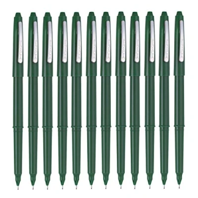 Image de Helit Fineliner The Penxacta H2512352 Lot de 12 feutres à pointe fine Vert Épaisseur trait 0,5 mm