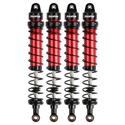Image de INJORA RC Amortisseur Set 4pcs Shock Absorbers Damper pour 1/10 Crawler Axial SCX10 90046 AXI231017 Traxxas TRX 4 D90 (120mm)