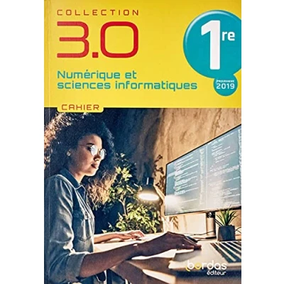 Image de 3.0 numérique et sciences informatiques (NSI) 1re Livre d’occasion Correct
