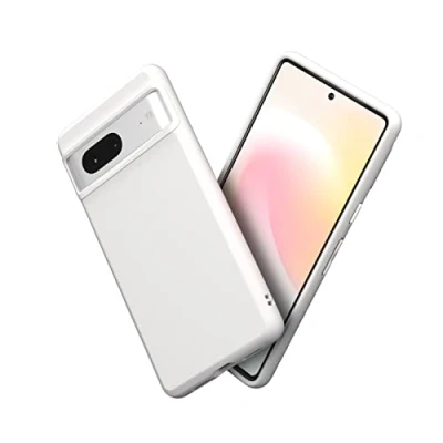 Image de RhinoShield Coque Compatible avec [Pixel 7] SolidSuit Fine Technologie d&#039;absorption des Chocs et Finition Premium Matte Blanc Classic