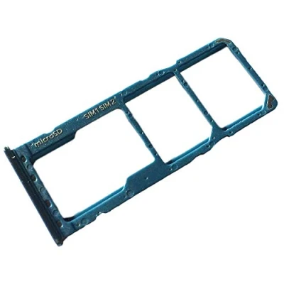 Image de Tiroir Carte Dual SIM et Support Micro SD pour Samsung Galaxy A50, Piece de Remplacement Original, Bleu