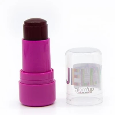 Image de Glam&#039;Up Paris Stick Jelly Blush Fard à Joues Longue Tenue Modulable Texture Gel 6 Grammes N2 Berry