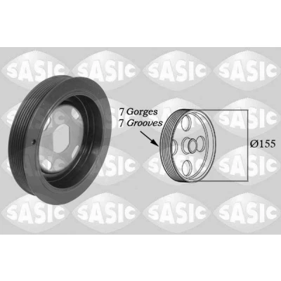 Image de SASIC 2150078 Poulie Damper RENAULT: SCENIC 3, GRAND MEGANE NISSAN: Qashqai / Qashqai+2 I, 2, I Van