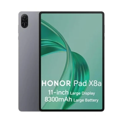 Image de HONOR Pad X8a Tablette 128 Go de Stockage(Extensible à 1 to) 8300mAh,11 Pouces 90Hz Ecran avec Protection,Qualcomm SD 680,Wi FI/GPS/Android 14,Gris