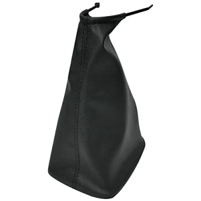 Image de AERZETIX C58491 Soufflet de levier vitesse compatible avec Citroen C3 I 2002 à 2008 couleur: noir en cuir synthétique
