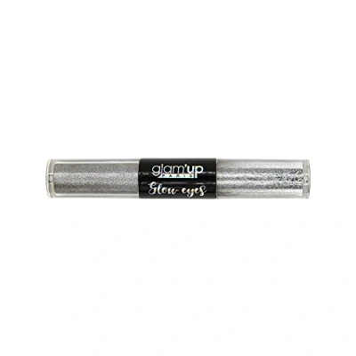 Image de Glam&#039;Up Paris Ombres à Paupières Duo Glow Eyes Fard Liquide + Paillettes Longue Durée Pigmenté Étincelant N02 Bleu Metallic