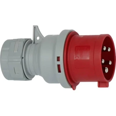 Image de Brennenstuhl Fiche CEE 400 V/32 A (pour une utilisation en extérieur IP44, technologie de raccordement à vis, 5 broches)