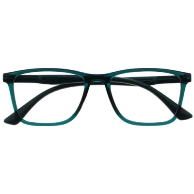 Image de OPULIZE NYX Blue Light Blocking Reading Glasses Anti Glare Computer and Gaming Eyewear UV Eyestrain Protection Rectangular Frame Turquoise Men Women + 2.00