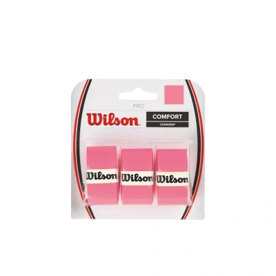 Image de Wilson Bande de Maintien Wilson, Pro Overgrip, Unisexe, Rose, 3 Pièces, WRZ4014PK