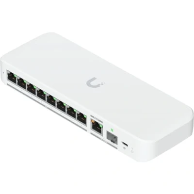 Image de Ubiquiti Flex 2.5G Managed Switch 8X 2.5 Gigabit Ethernet, 1x 10G SFP+/RJ45 (PoE+) Kombi Port