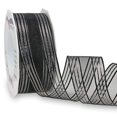 Image de Präsent Ruban de deuil, Noir, 40 mm width, 20 m length