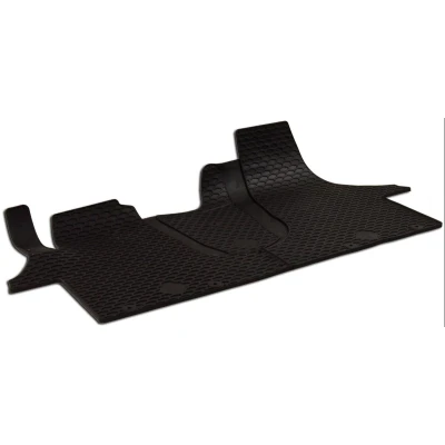 Image de WALSER 50810 Ensemble de tapis sol Caoutchouc avant 1 noir Sur mesure VOLKSWAGEN: Transporter 5, 5 Bus