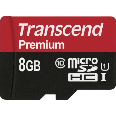 Image de Transcend 8GB microSDHC Class 10 UHS I 8 Go MLC Classe Neuf