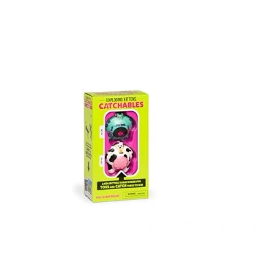 Image de Exploding Kittens Catchables #4: DJ Cat &amp; Cattle Cat, Collectible Toy Tossing Games Family Games, Adult Fun Party Travel Card for Adults Kids Ages 8+