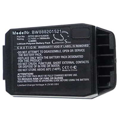 Image de vhbw Batterie Compatible avec Motorola MC21, MC2100, MC2180 Ordinateur Handheld (1800mAh, 3,7V, Li polymère)