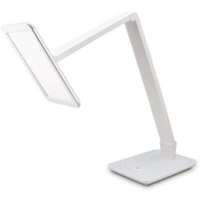 Image de FeinTech LTL00100 lampe de bureau LED Smart Touch 550 lumen, Luminosité et couleur dimmable, USB, 10 watts, Blanc [Classe énergétique A]