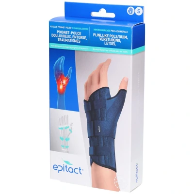 Image de Epitact Attelle Poignet Pouce d&#039;Immobilisation Droit Small 1 pièce