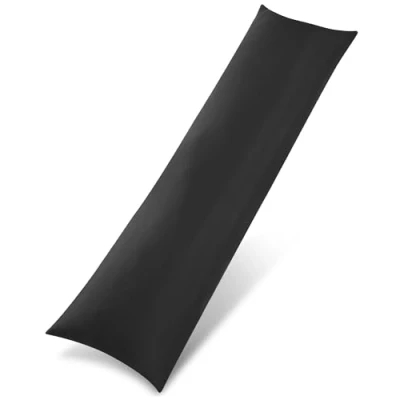 Image de Utopia Bedding Oreiller de Corps Soutien à la Grossesse et maternité pour dormeur Long sur Le côté Rembourrage en Polyester Doux (1 Paquet) (Noir, 40x145 cm)