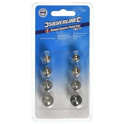 Image de Silverline 733252 Jeu de 8 pointes centrage pour chevillage 6 12mm