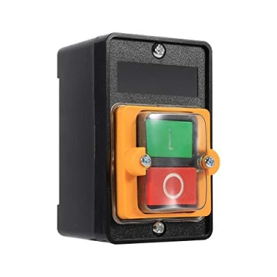 Image de EBTOOLS pour interrupteur Machine Outil 240v switch paddle Accessoires de Commutateur Bouton Poussoir Preuve l&#039;eau ON/OFF 10A 380V Sécurité Avec Co