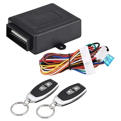 Image de WANGCL Kit de Verrouillage Central Voiture, système d&#039;entrée sans clé Porte Voiture Universel télécommande