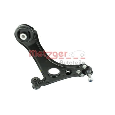 Image de METZGER 58082402 Bras de suspension avec rotule suspension, support en caoutchouc Essieu avant droit barre oscillant transversal