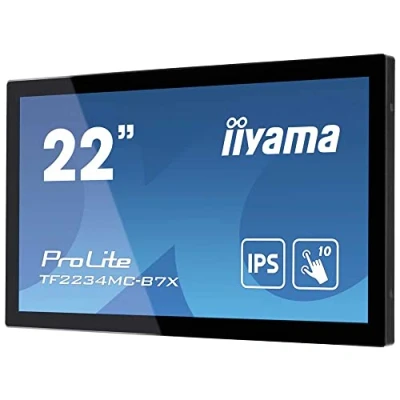 Image de iiyama Prolite TF2234MC B7X Moniteur à écran Tactile 54,6 cm (21.5&quot;) 1920 x 1080 Pixels Plusieurs Pressions Multi utilisateur Noir