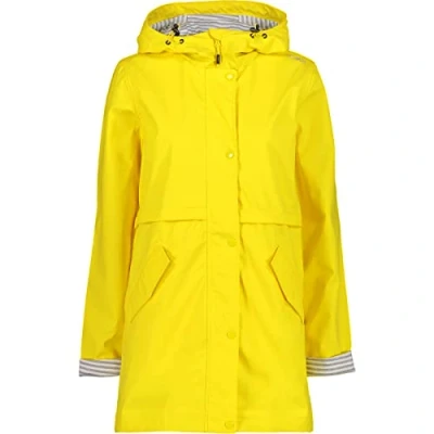 Image de CMP Veste femme à capuche fixe, Jaune, M