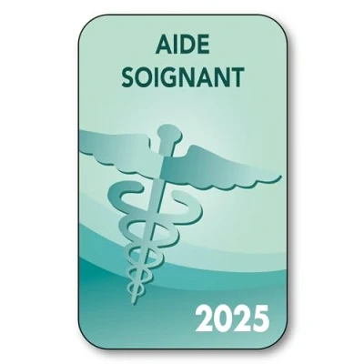 Image de SIGNAL SAFETY Autocollant Sticker Vignette Caducée 2024 pour Pare Brise en Vitrophanie V2 Aide Soignant
