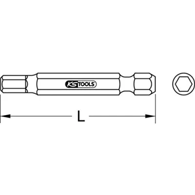 Image de KS TOOLS 911.3579 Bit pour tournevis Acier d&#039;outil