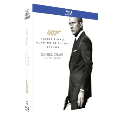 Image de James Bond 007 Daniel Craig : La Trilogie Casino Royale + Quantum of Solace Skyfall [Blu ray] Livre d’occasion Très bon