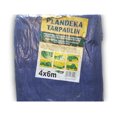 Image de Feuille de sol bâche 4 x 6 m avec anneaux en métal Pare soleil Hamac Tente Portable Couverture imperméable tissu Toit voiture léger pour la randonnée plein air Camping