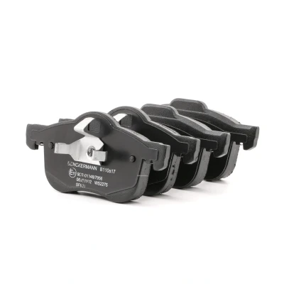 Image de DENCKERMANN B110817 Jeu de plaquettes frein Essieu avant non préparé pour indicateur d&#039;usure, contact signal d&#039;usure exclu VOLVO: S60 I, V70 2